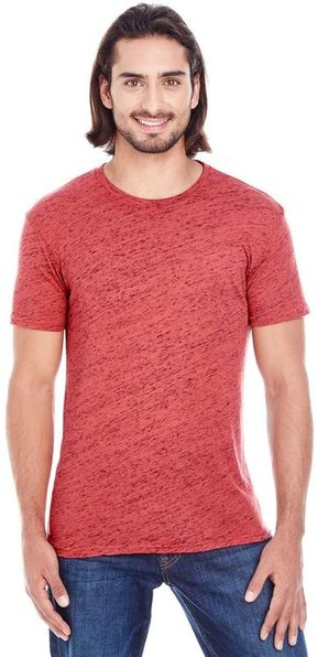 Threadfast Apparel Men's Blizzard 4.1 oz., 95% Polyester 5% Cotton Short-Sleeve T-Shirt